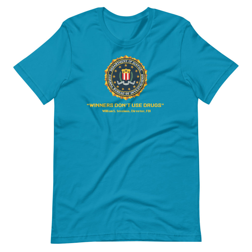 Winners Don't Use Drugs 1990s Videogame T-Shirt