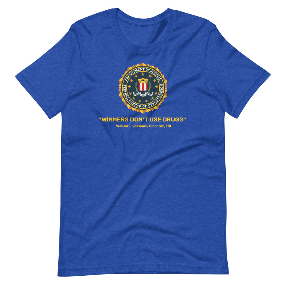 Winners Don't Use Drugs 1990s Videogame T-Shirt