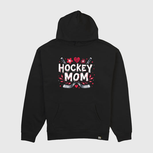 Hockey Mom Hearts Midweight Hoodie