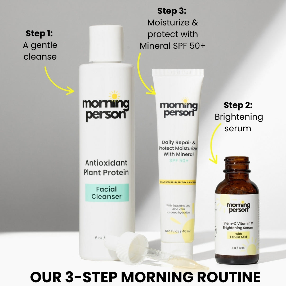 Morning Person Antioxidant Plant Protein Face Cleanser
