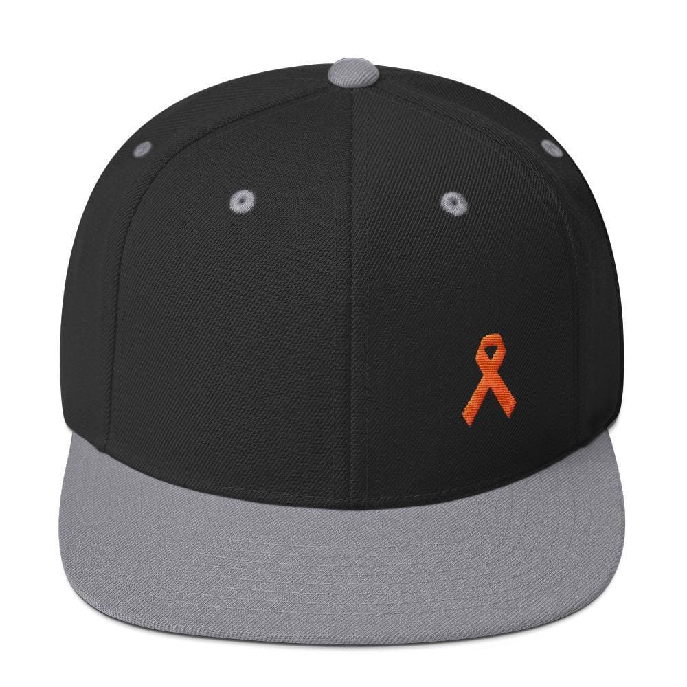 MS Awareness Flat Brim Snapback Hat