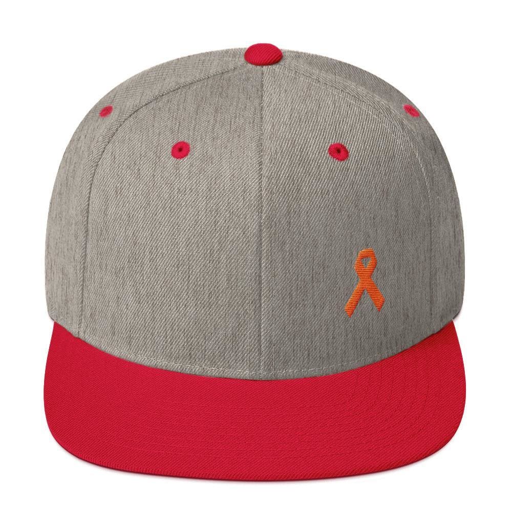 MS Awareness Flat Brim Snapback Hat