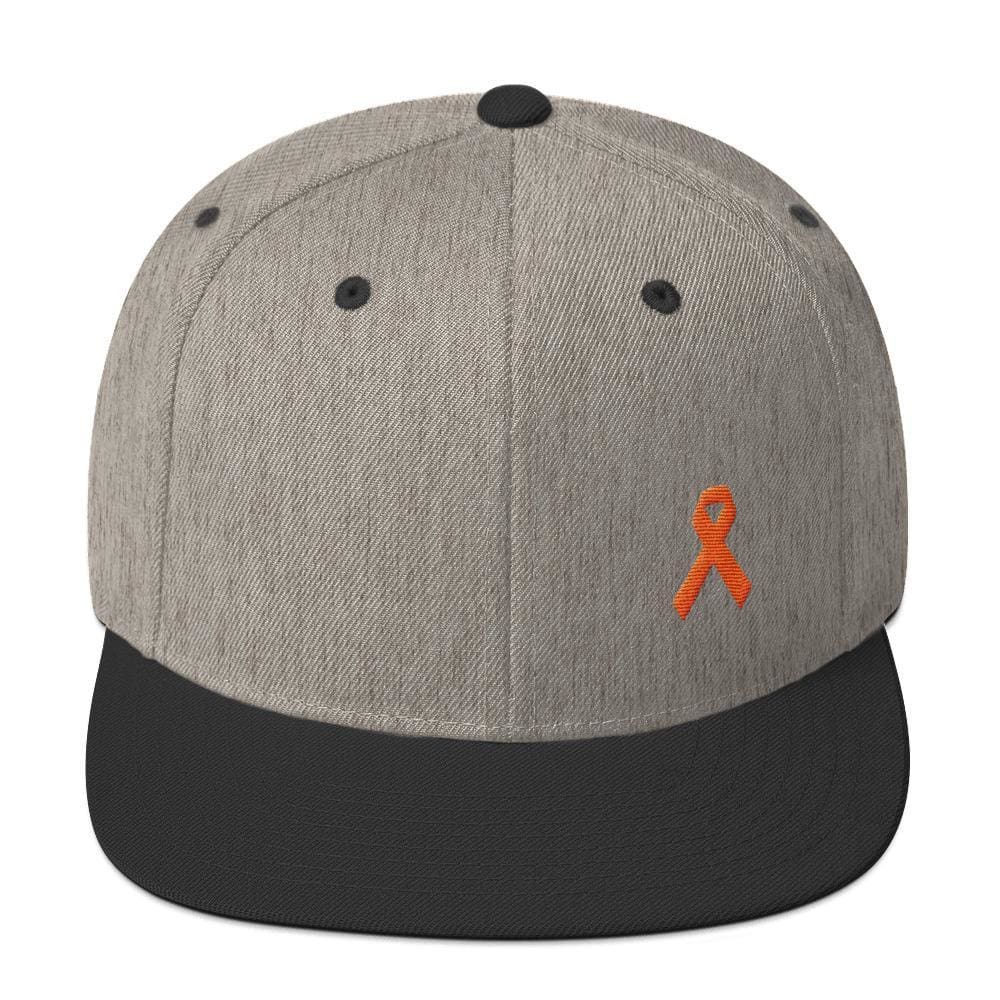 MS Awareness Flat Brim Snapback Hat