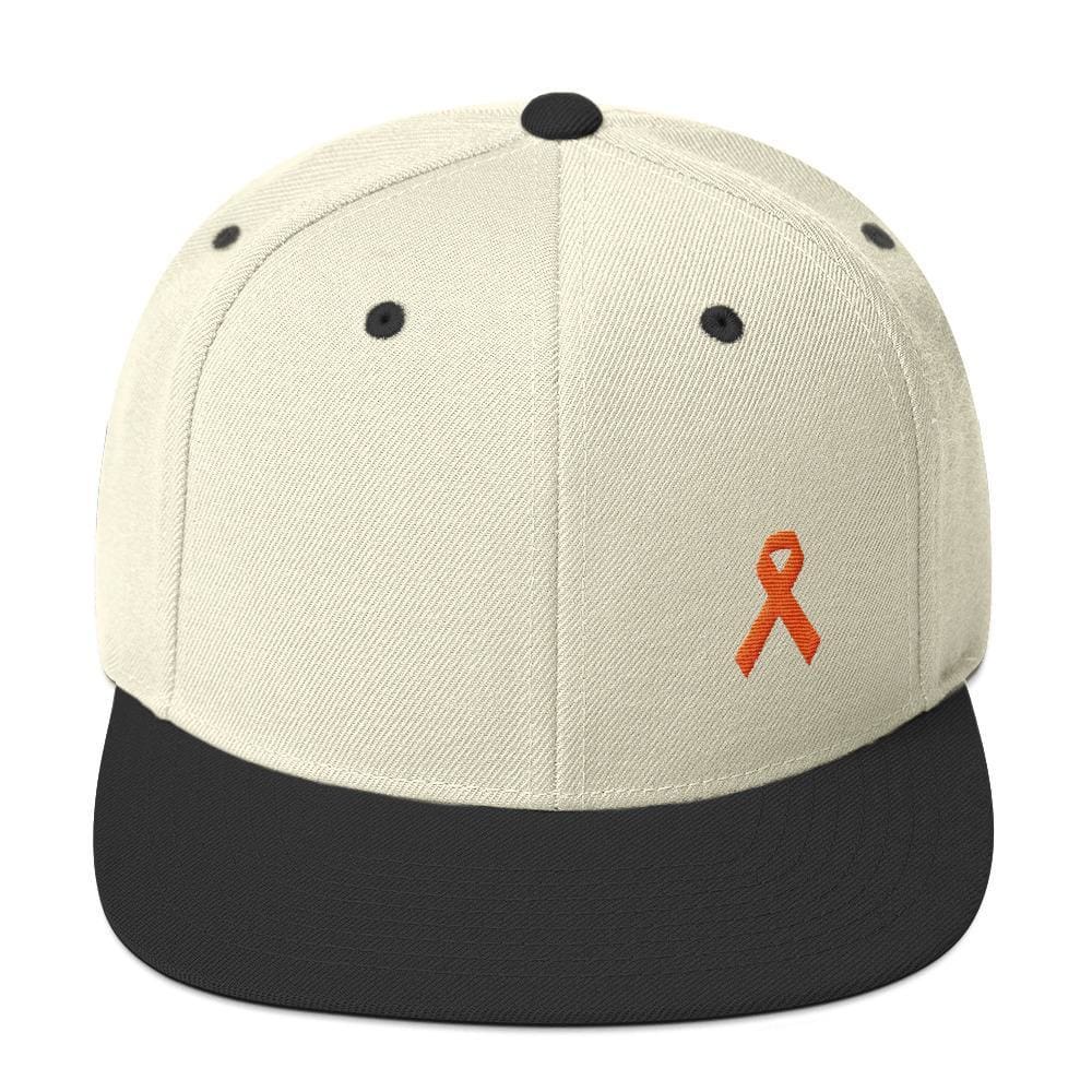 MS Awareness Flat Brim Snapback Hat