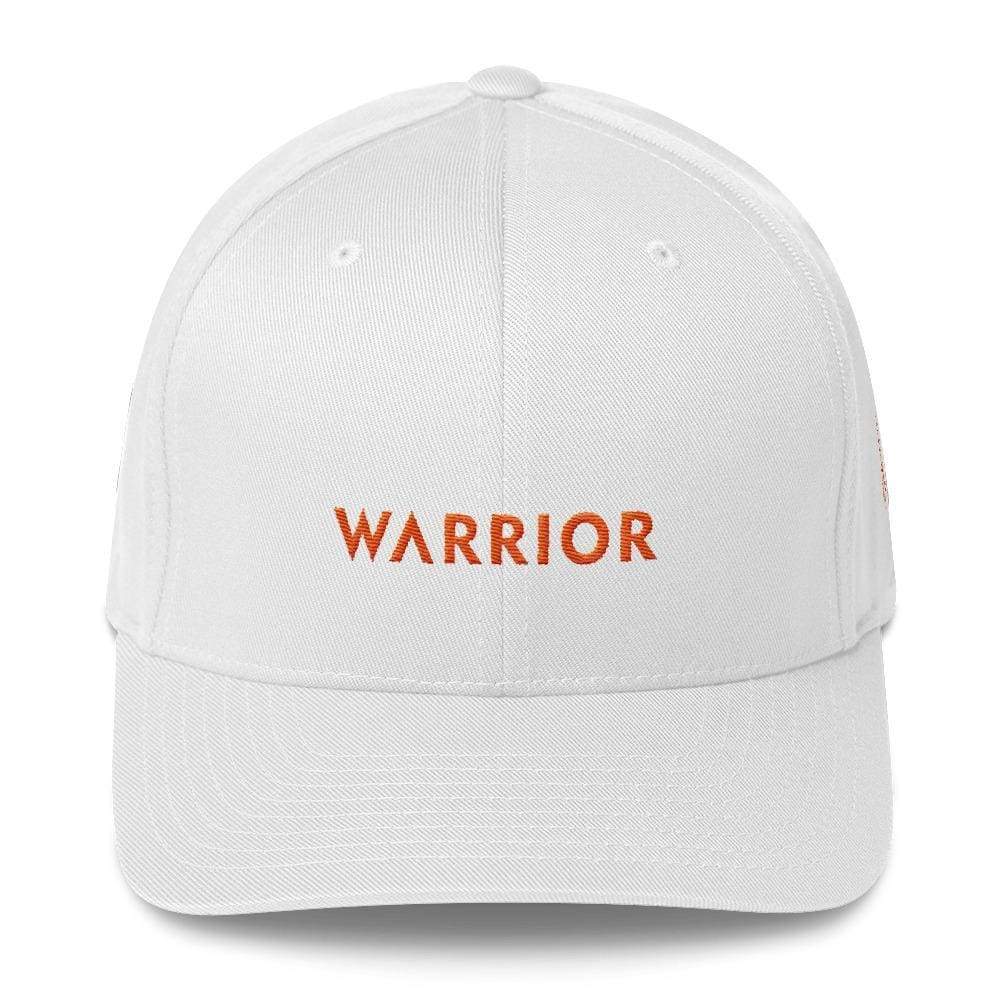 MS Awareness Hat with Warrior & Orange Ribbon on the Side