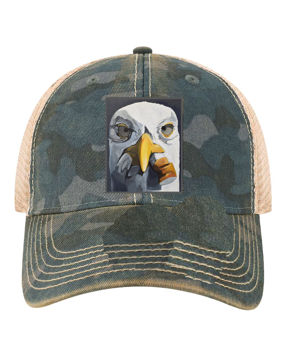 Navy Camo Unstructured