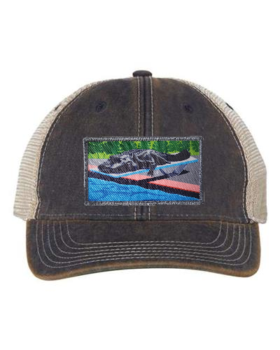 Navy/ Khaki Trucker Cap