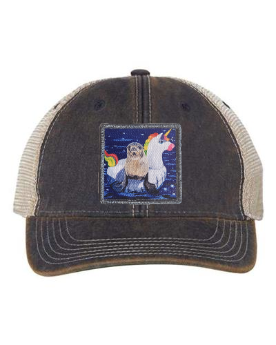 Navy/ Khaki Trucker Cap