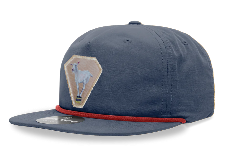 Navy/ Red Rope Cap
