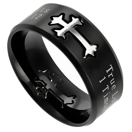 Black Neo Ring - True Love Waits