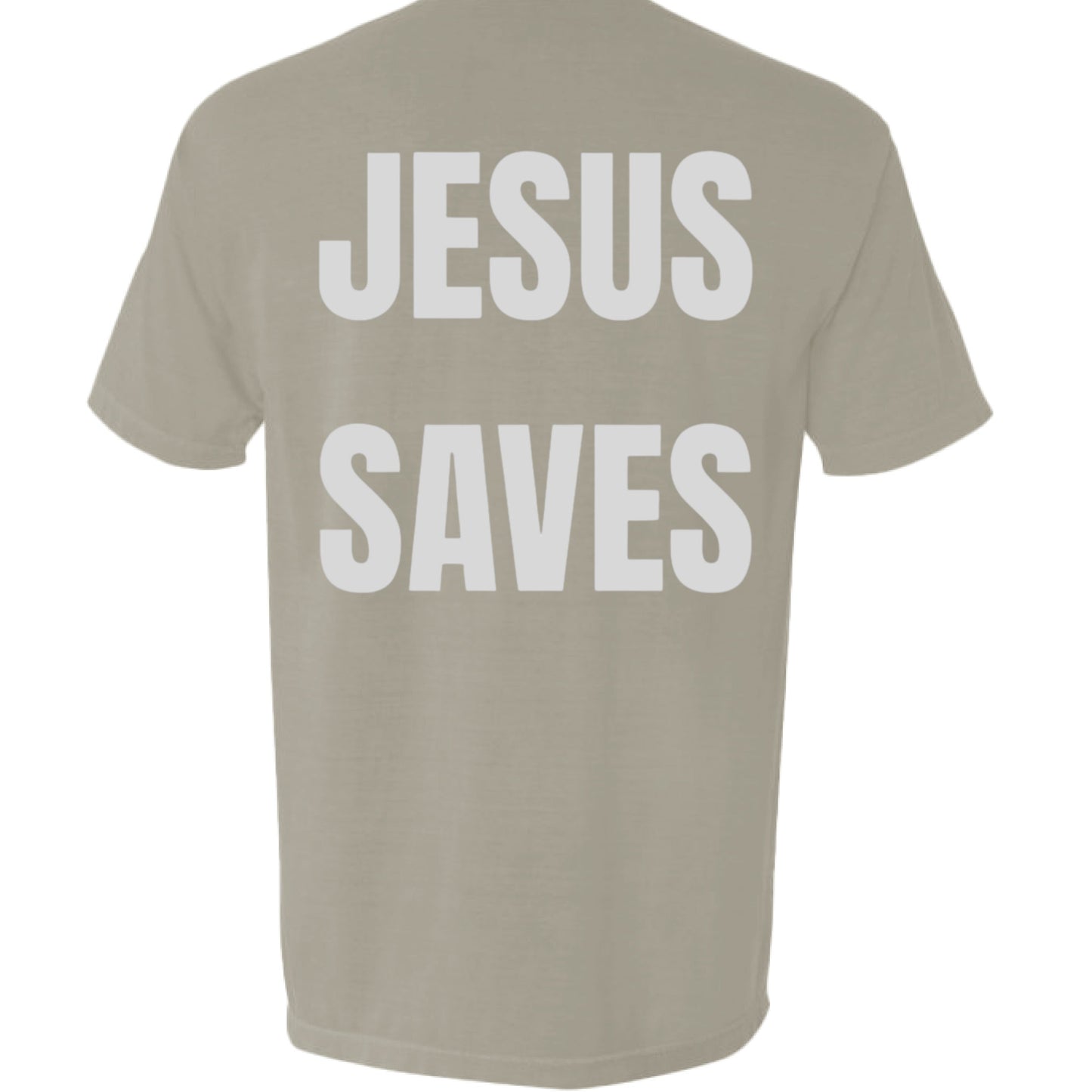 Jesus Saves Pocket Tee
