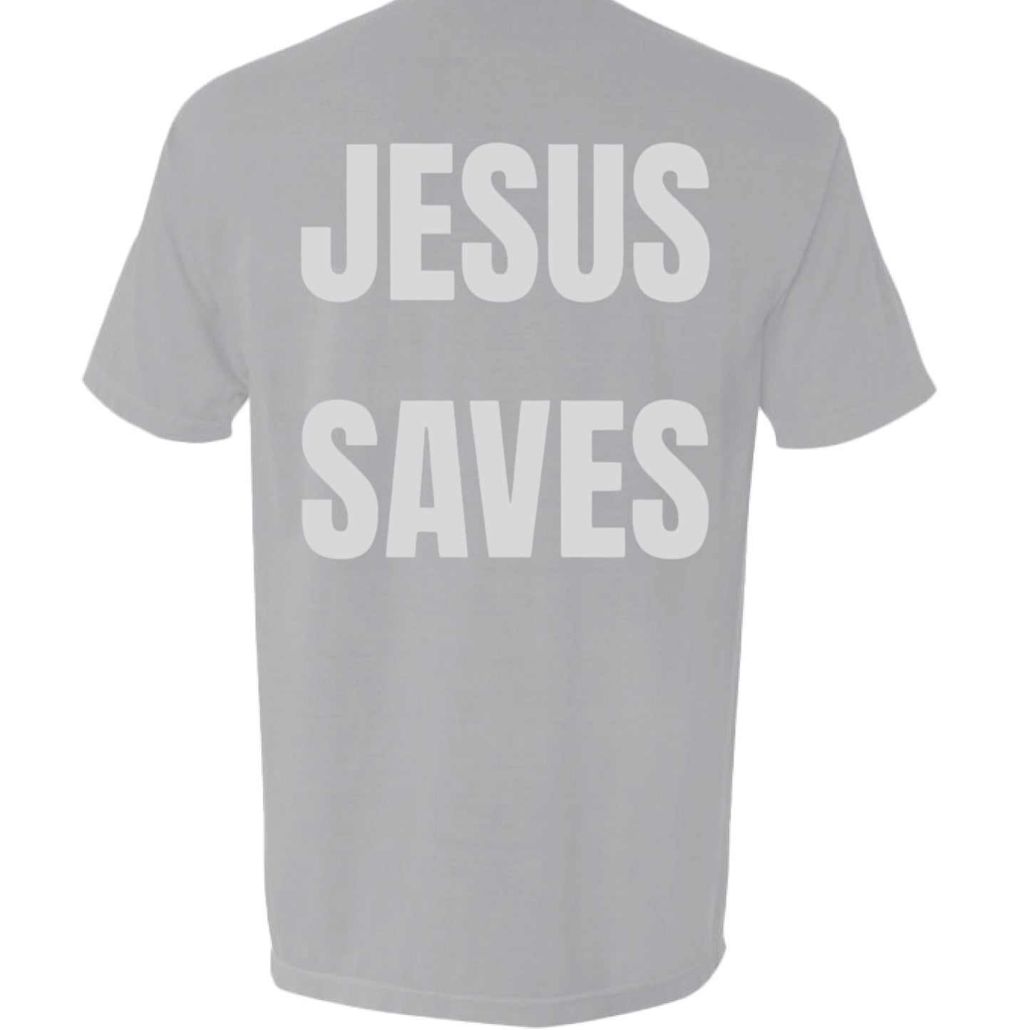 Jesus Saves Pocket Tee