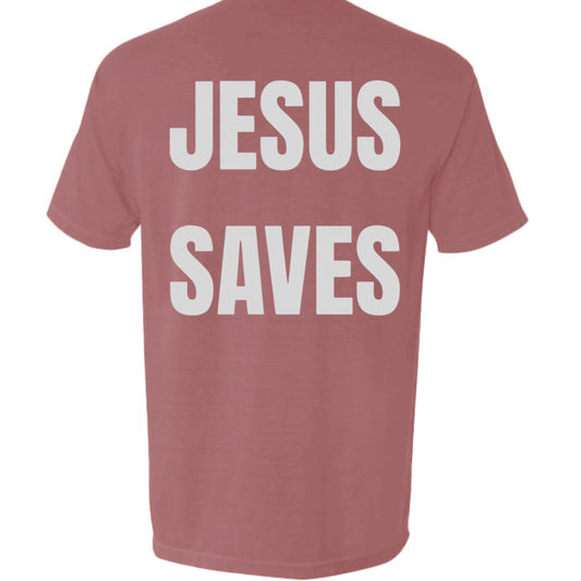 Jesus Saves Pocket Tee