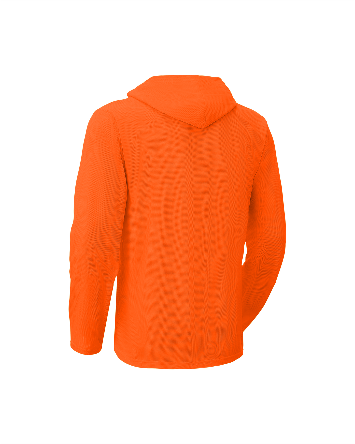Ideal Club High Visibility Non Reflector Orange Long Sleeve Safety Hoodie [R]