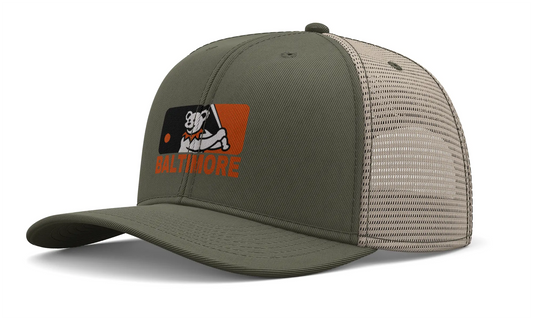 Baltimore Orioles Original Dancing Bear MLB Grateful Dead Trucker Cap