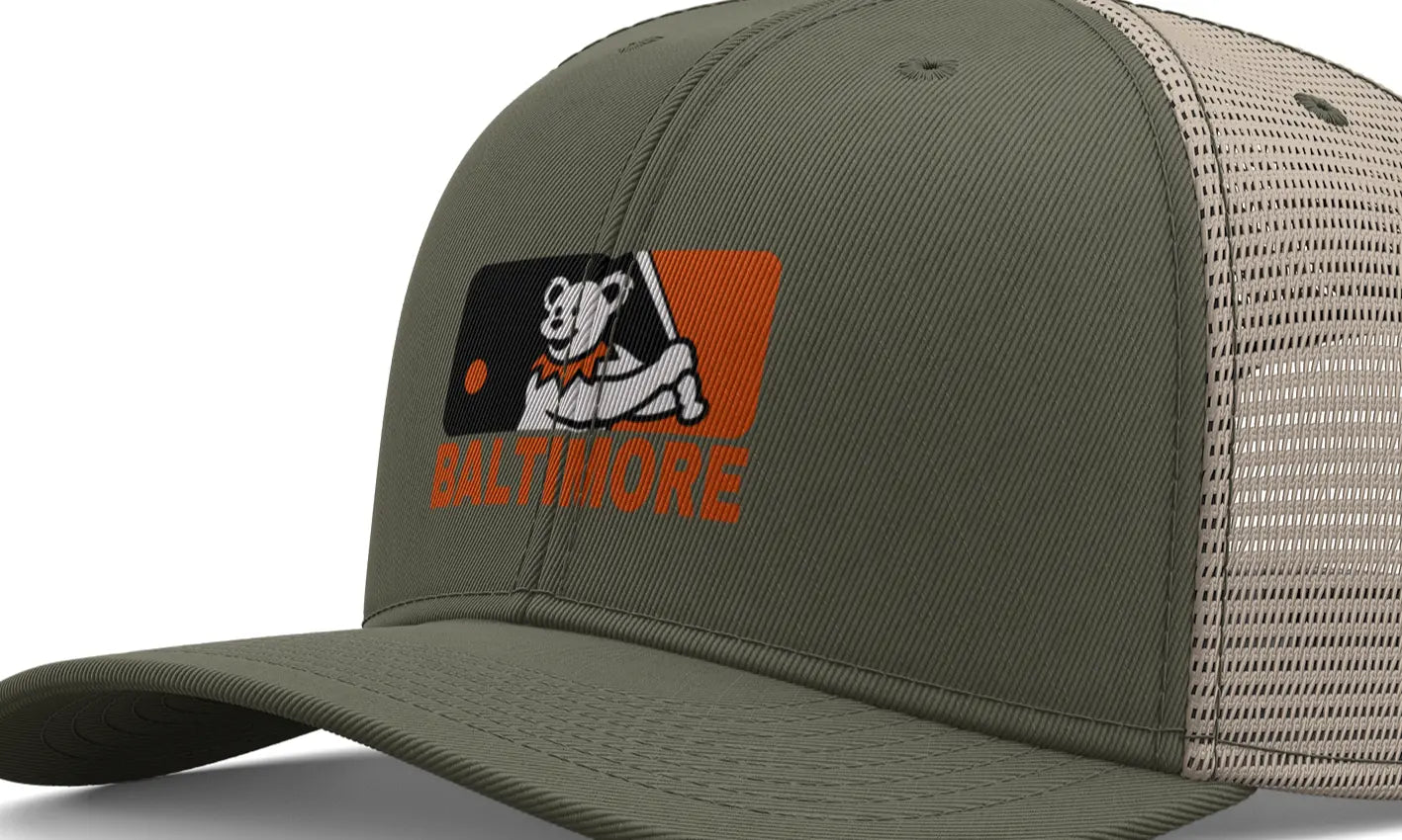 Baltimore Orioles Original Dancing Bear MLB Grateful Dead Trucker Cap