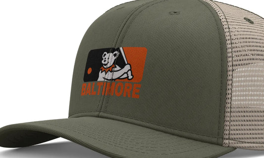 Baltimore Orioles Original Dancing Bear MLB Grateful Dead Trucker Cap