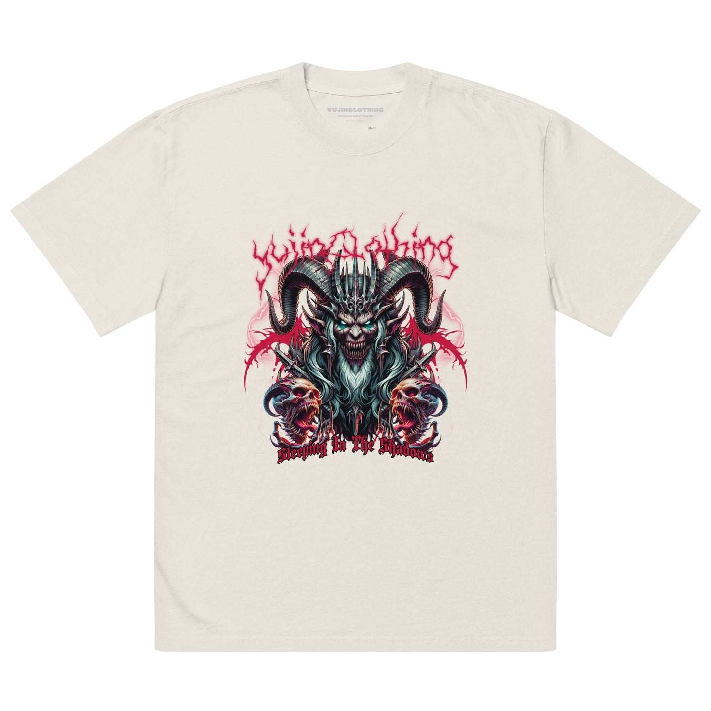 Darkness Oversized Faded T-Shirt