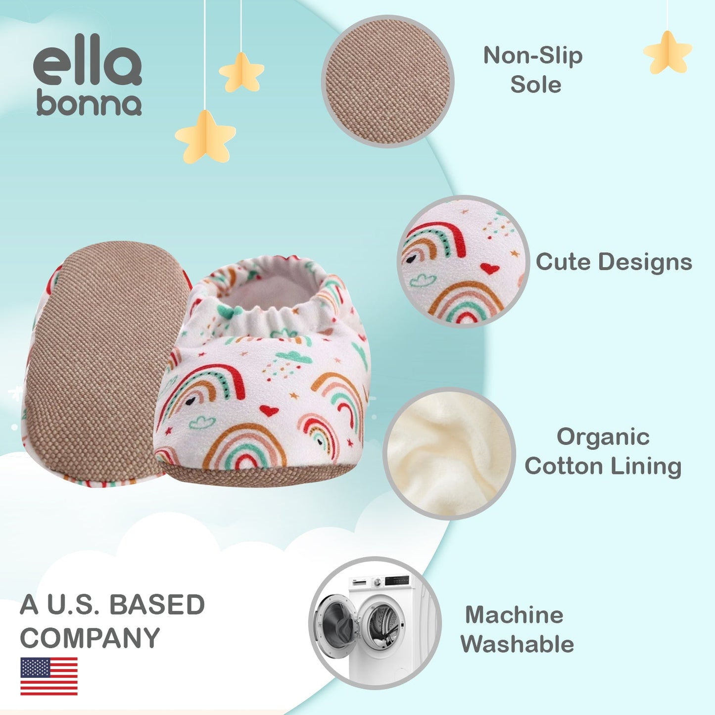 Ella Bonna Baby Moccasins, Slippers, Pink