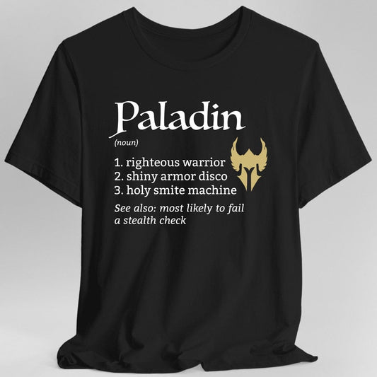 Paladin Class Definition D&D T-Shirt
