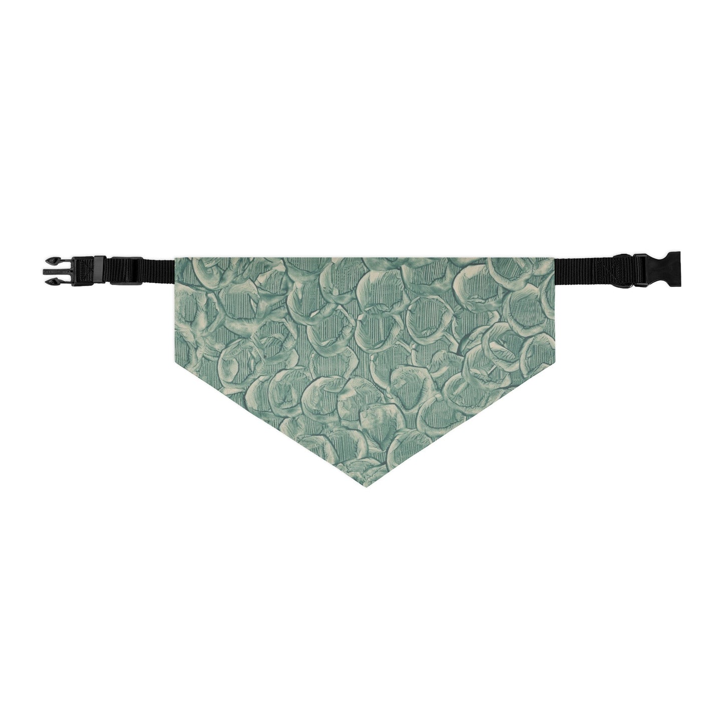 Sebastian & Clementine Green Paint Bandana Collar for Dogs and Cats