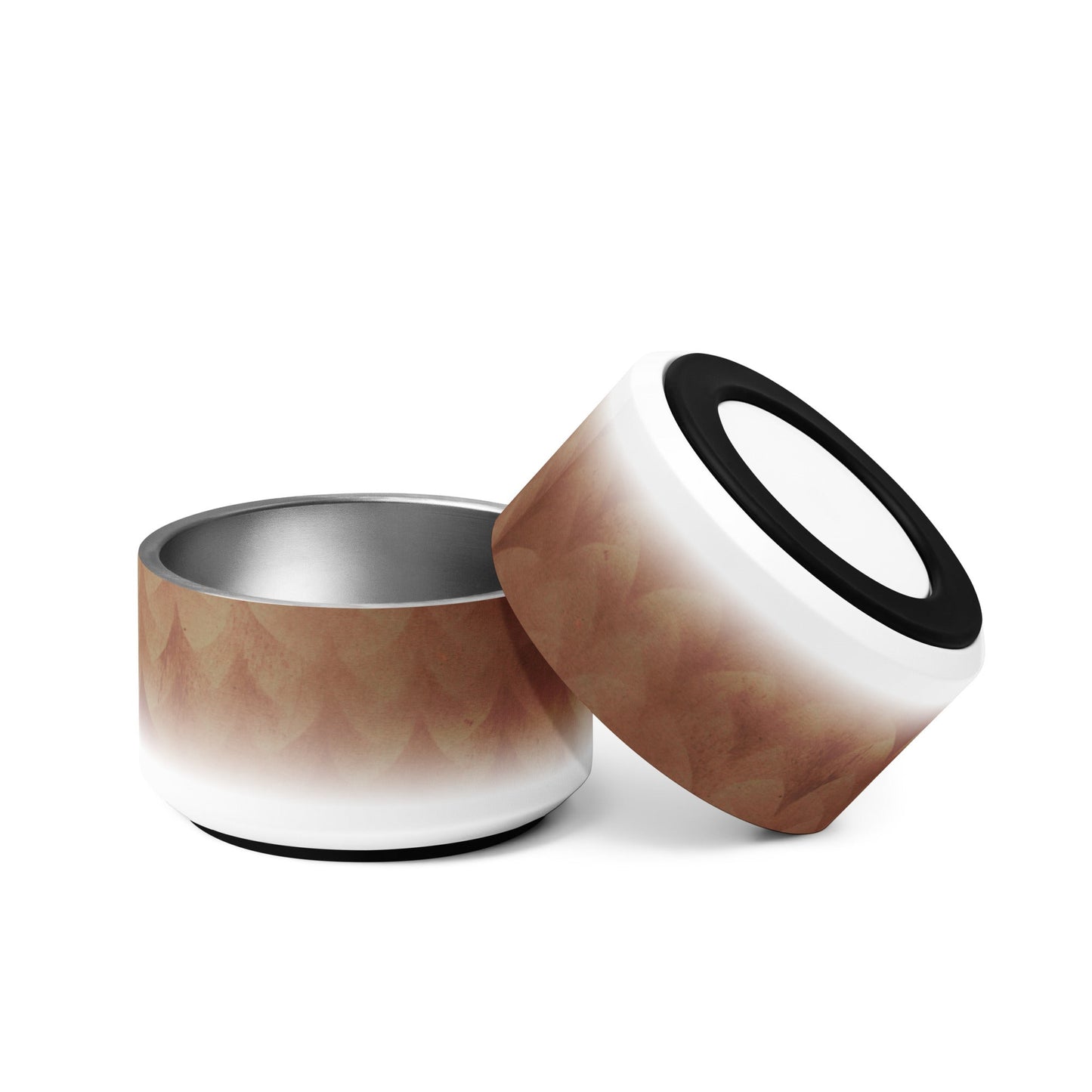 Sebastian & Clementine Brown Swirls Pet Bowl