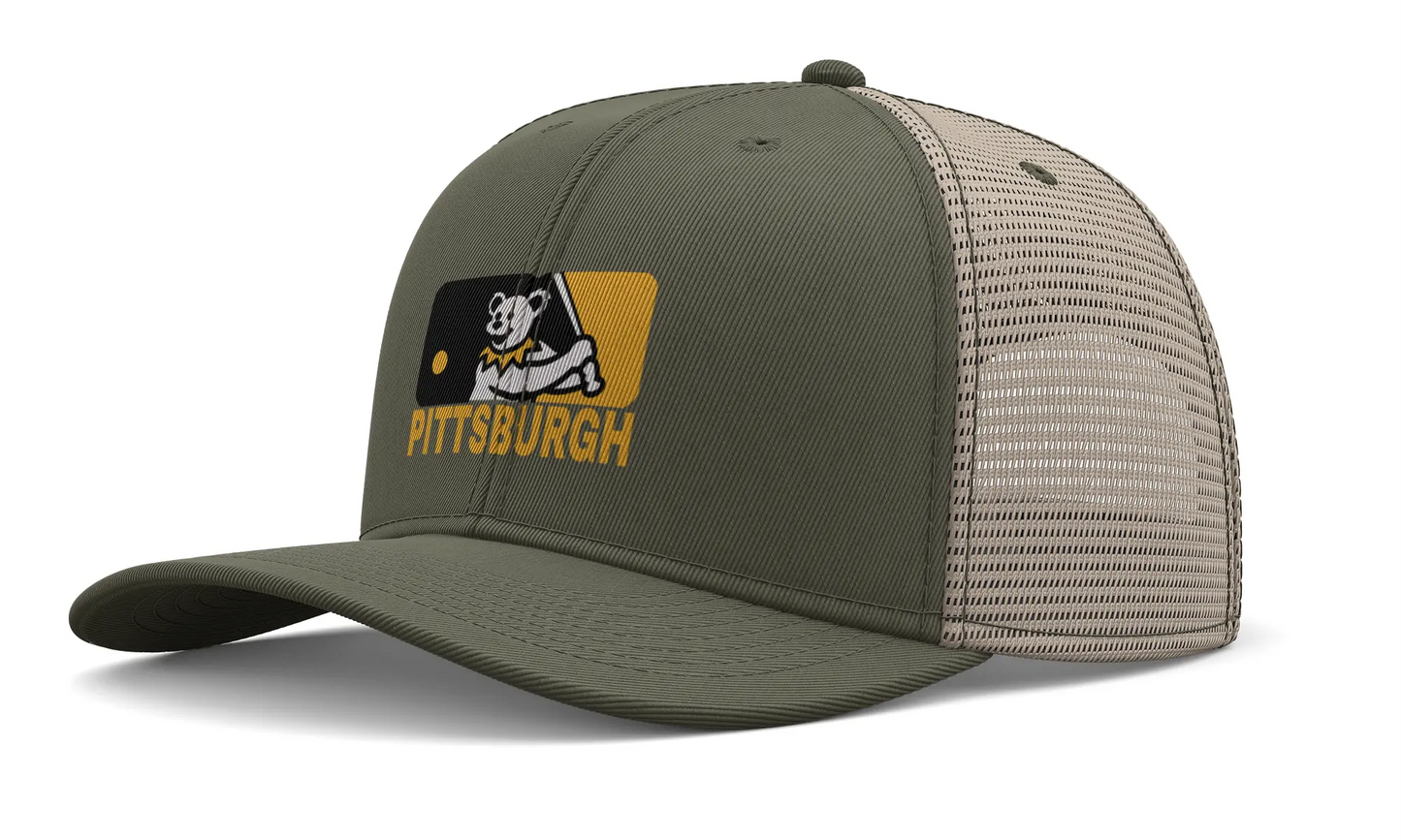 Pittsburgh Pirates Original Dancing Bear MLB Grateful Dead Trucker Cap