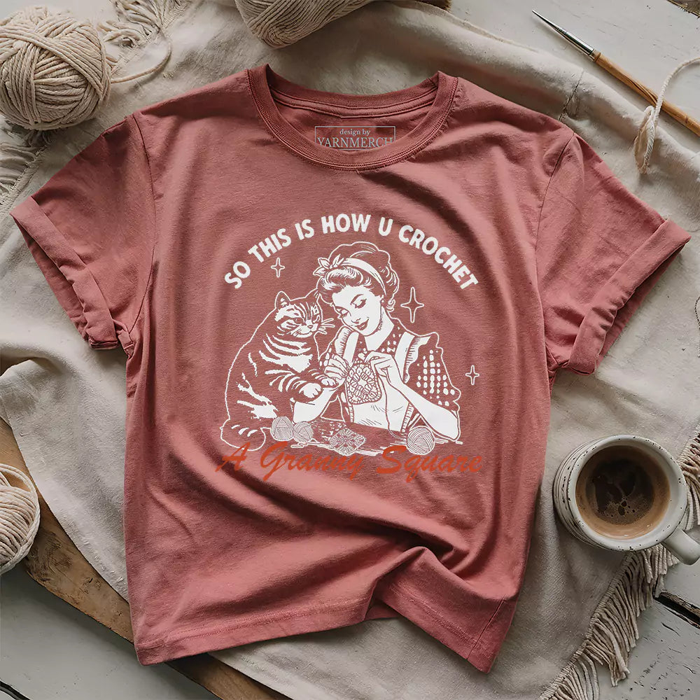 How U Crochet T-shirt
