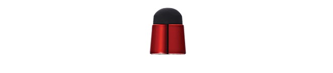 Tech3+™ Stylus Top Accessory - Translucent Red