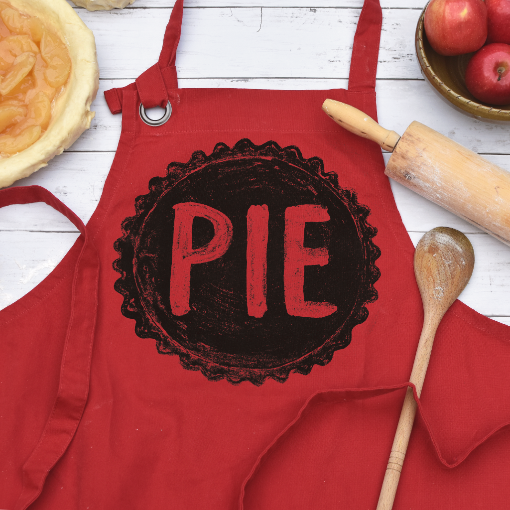 Pie Baker's Canvas Cooking Apron