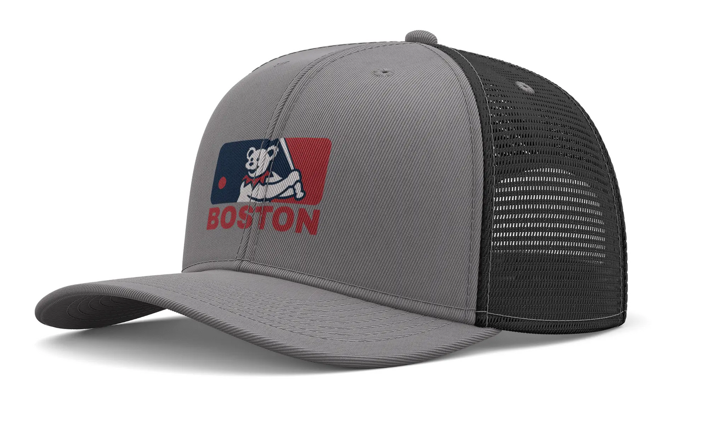 Boston Red Sox Original Dancing Bear MLB Grateful Dead Trucker Cap
