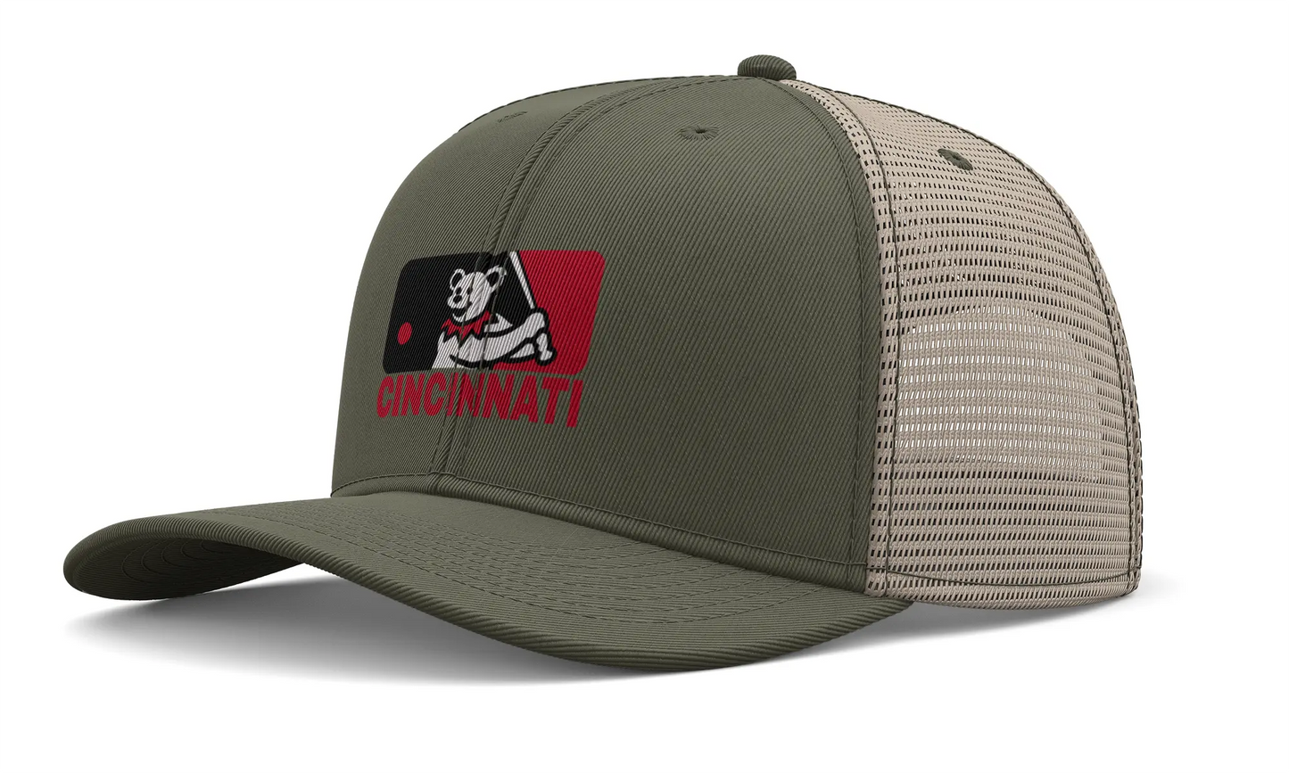 Cincinnati Reds Original Dancing Bear MLB Grateful Dead Trucker Cap
