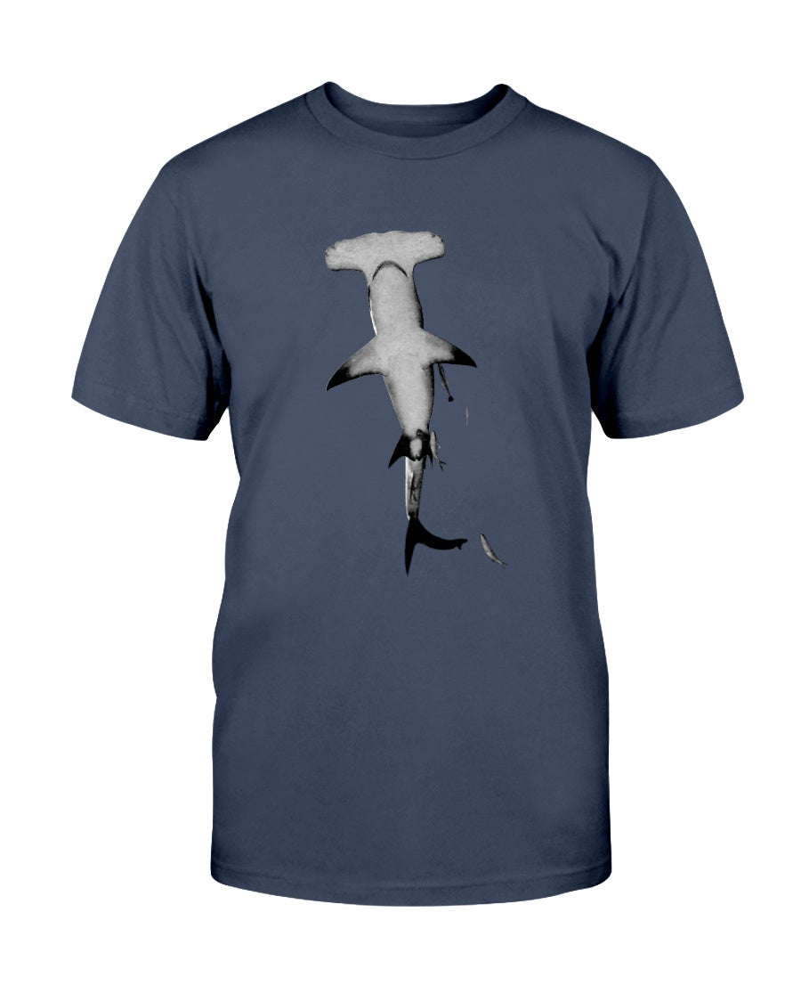 Hammerhead Shark Overhead, Shark Shirt, Eco-Friendly Fashion, Moss Apparel, Unisex T-Shirt