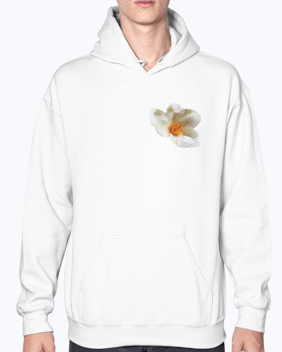 Magnolia Flower Floral, Cozy & Stylish, Flower, Moss Apparel, Unisex Hoodie