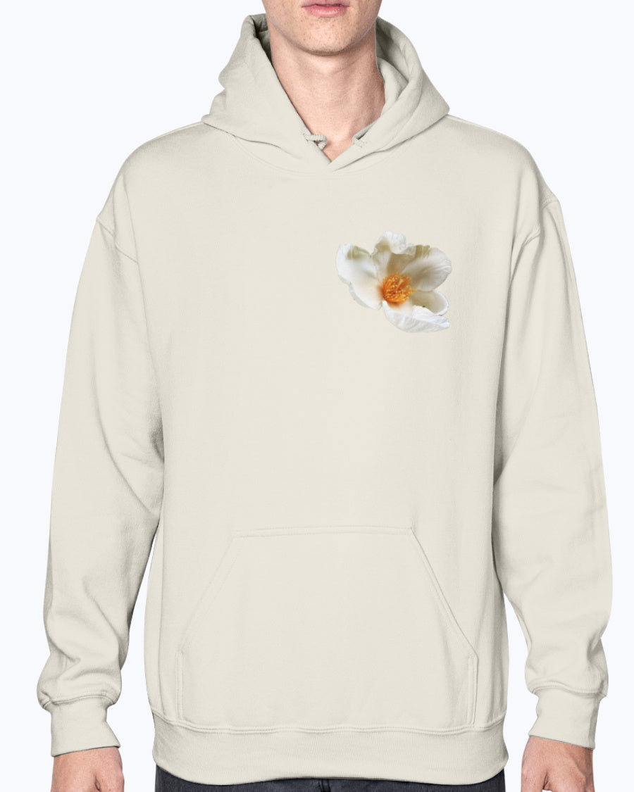 Magnolia Flower Floral, Cozy & Stylish, Flower, Moss Apparel, Unisex Hoodie