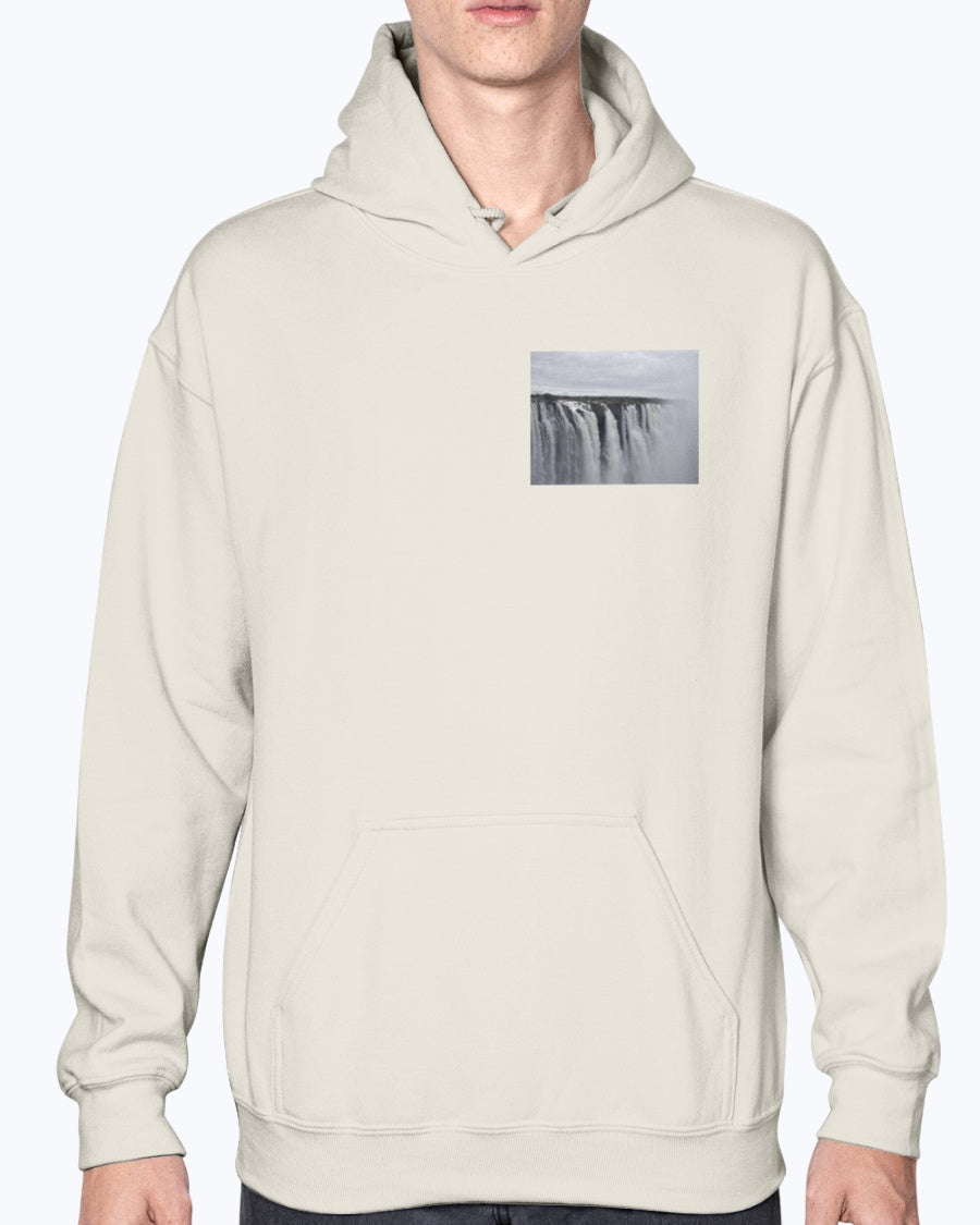 Smoke that Thunders, Victoria Falls, Moss Apparel, Unisex Hoodie
