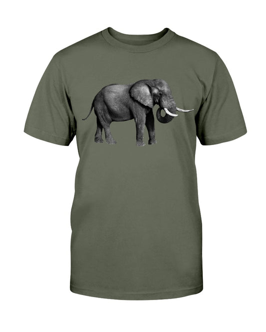 Grazing African Elephant, African Elephant, Elephant lovers, wildlife fans, Moss Apparel, Unisex T-Shirt