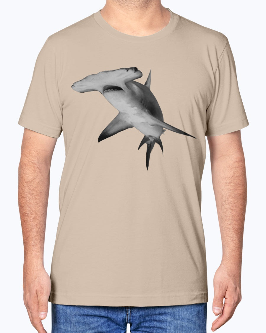 Hammerhead Shark, Great Hammerhead in Bimini Bahamas photograph, Moss Apparel, Unisex T-Shirt