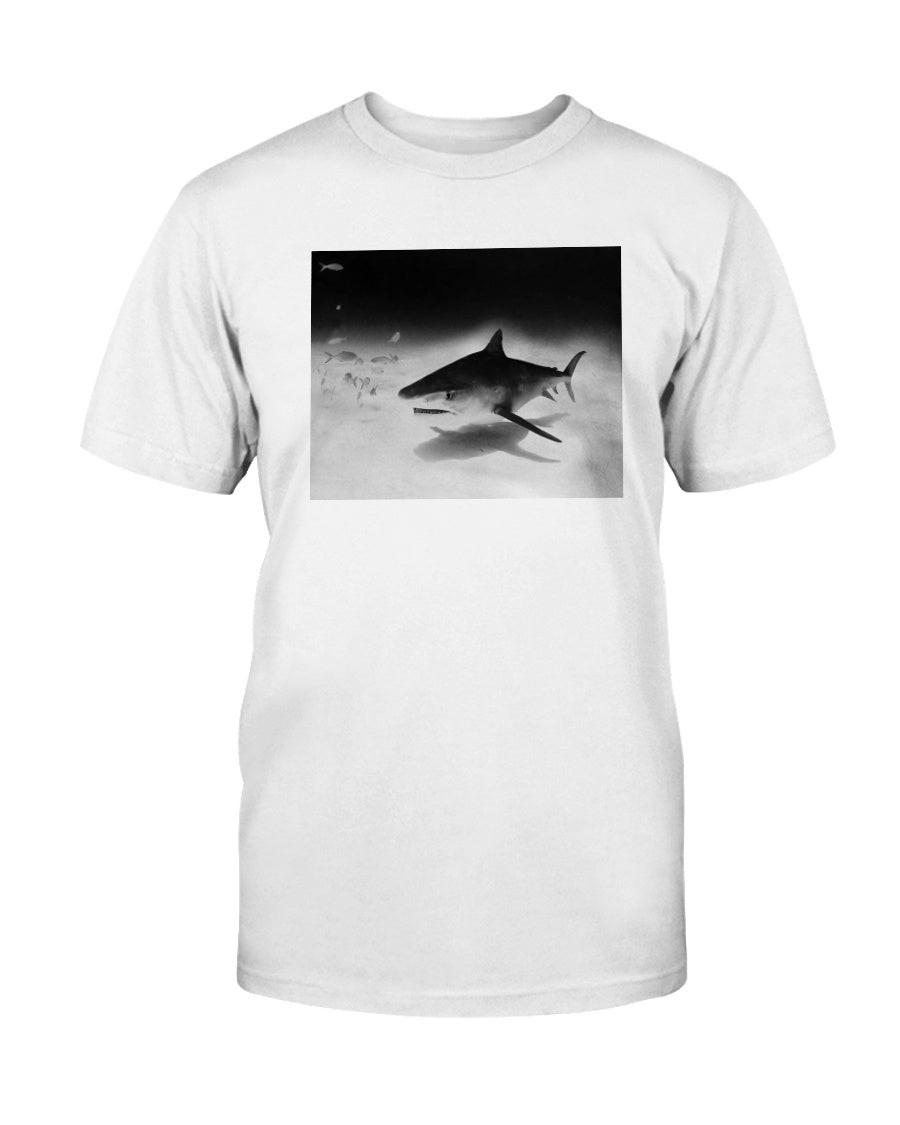 Tiger Shark Approach, Bimini Shark Labs, Moss Apparel, Cotton T-Shirt