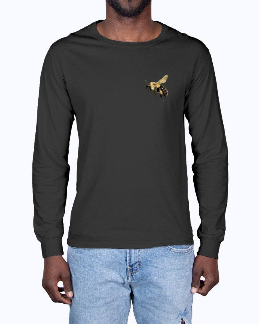 Bee and Butterfly Habitat Fund, Moss Apparel  Long Sleeve T-Shirt