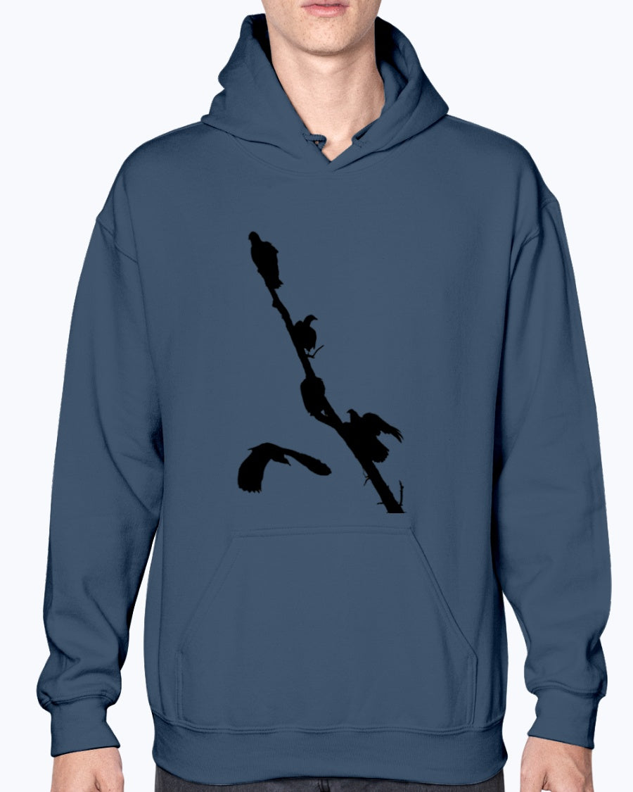 Vulture's Lurking, Moss Apparel, Unisex Hoodie