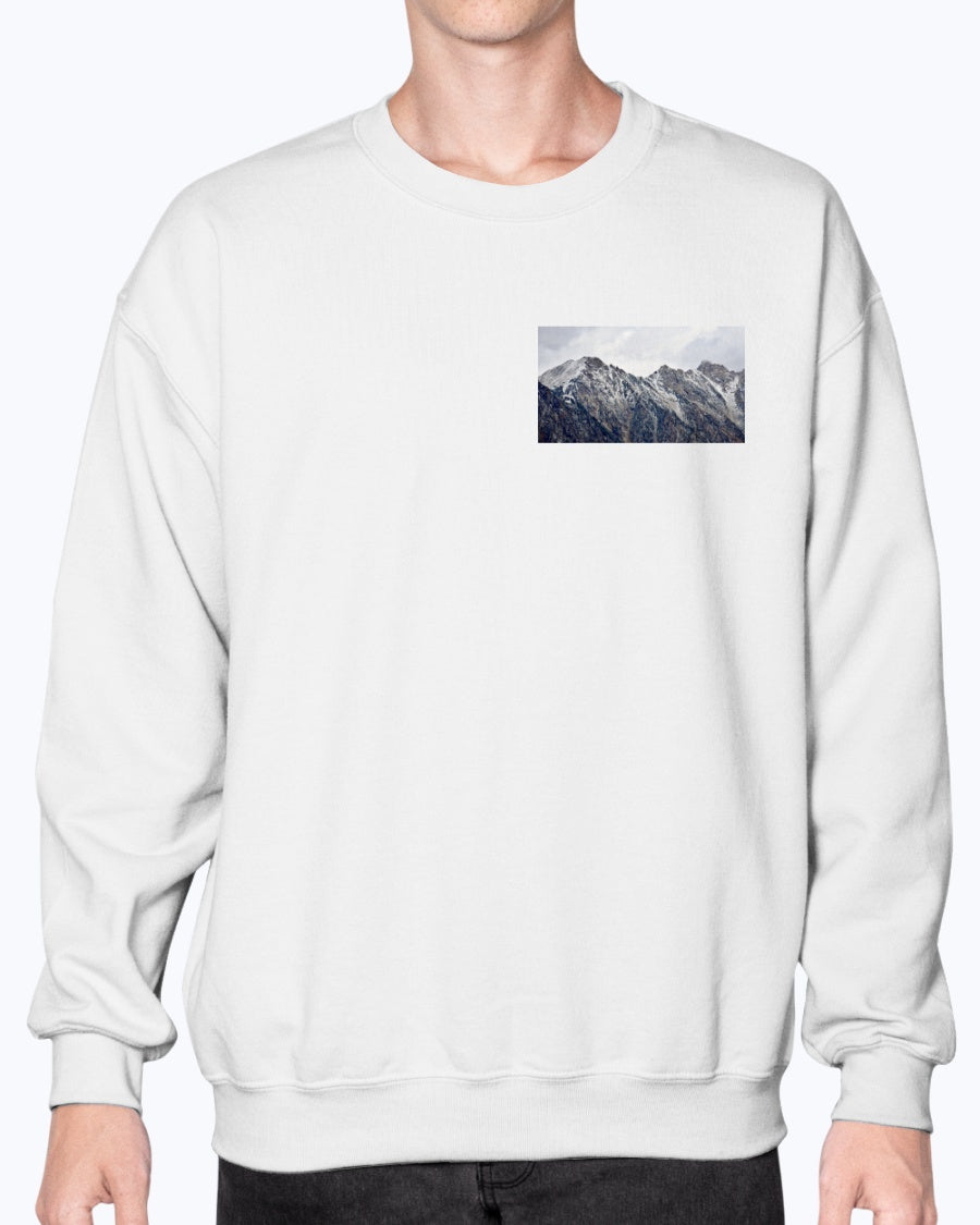 Mountain Veins, Glacier National Park, Moss Apparel, Unisex Crewneck Sweatshirt