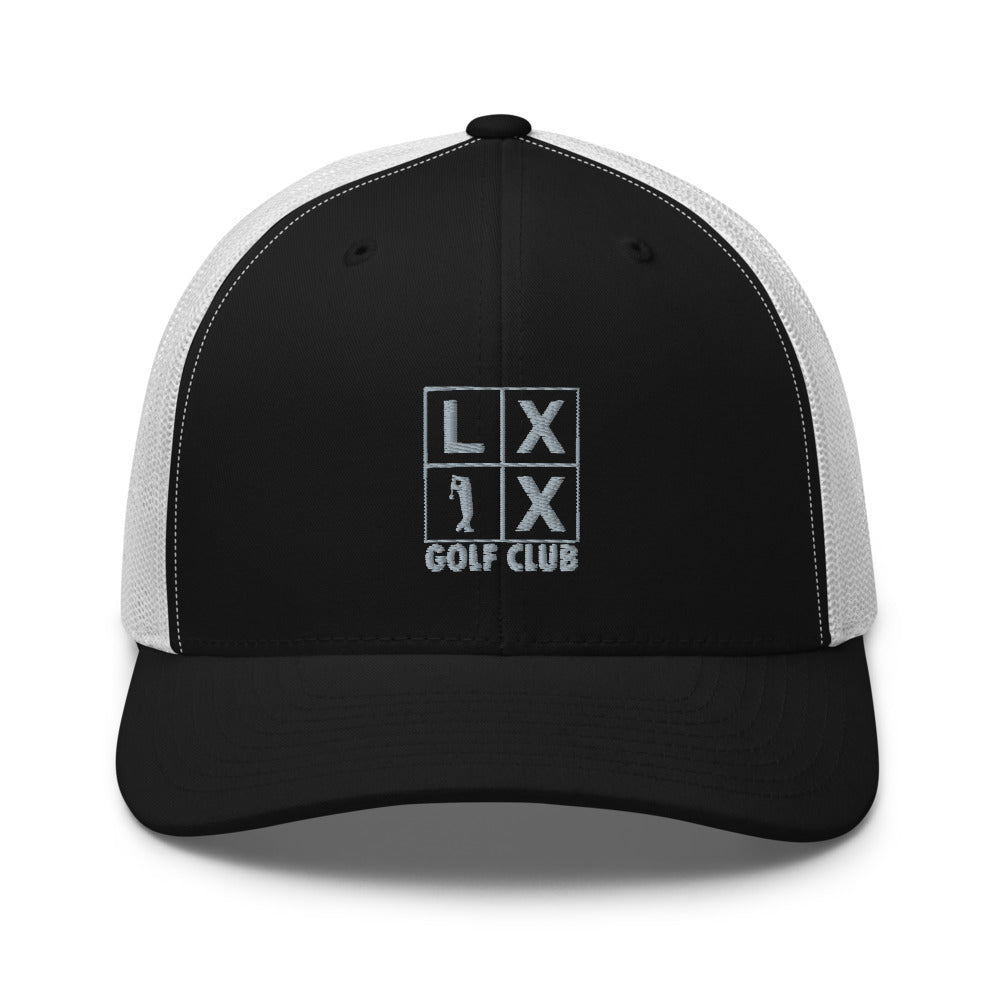 Four Box Logo Trucker Cap - Gray Logo