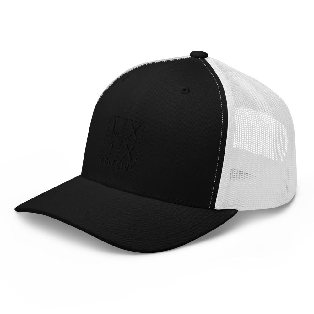 Four Box Logo Trucker Cap - Black Logo