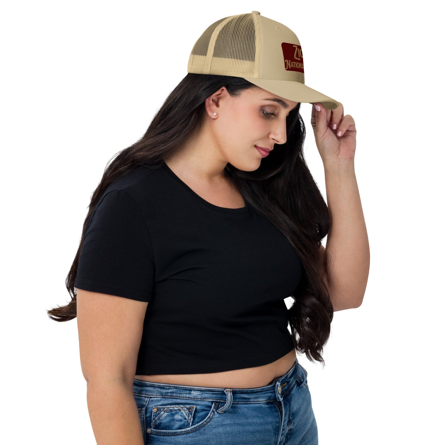 Zion National Park Sign Trucker Cap