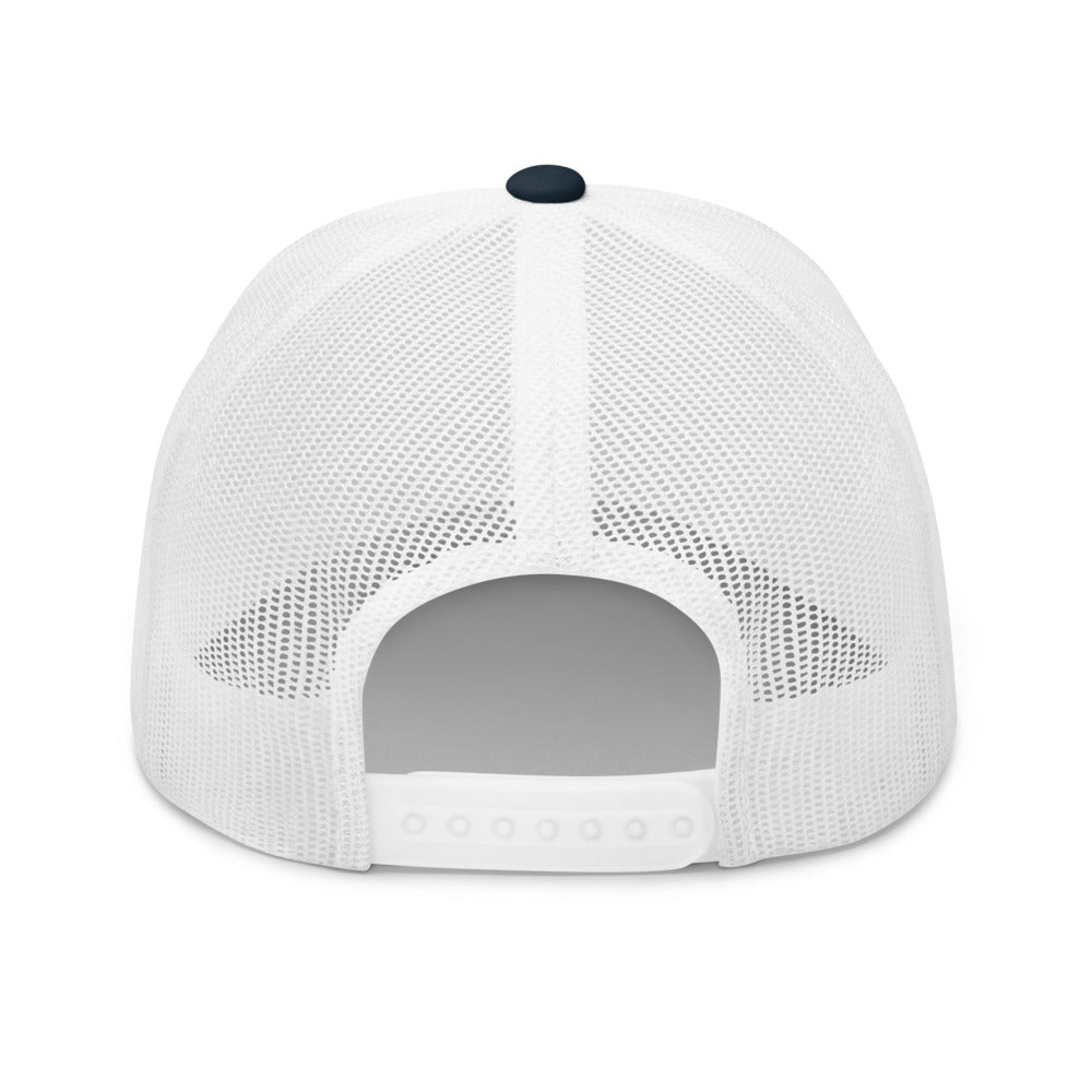 Four Box Logo Trucker Cap - Blue Logo