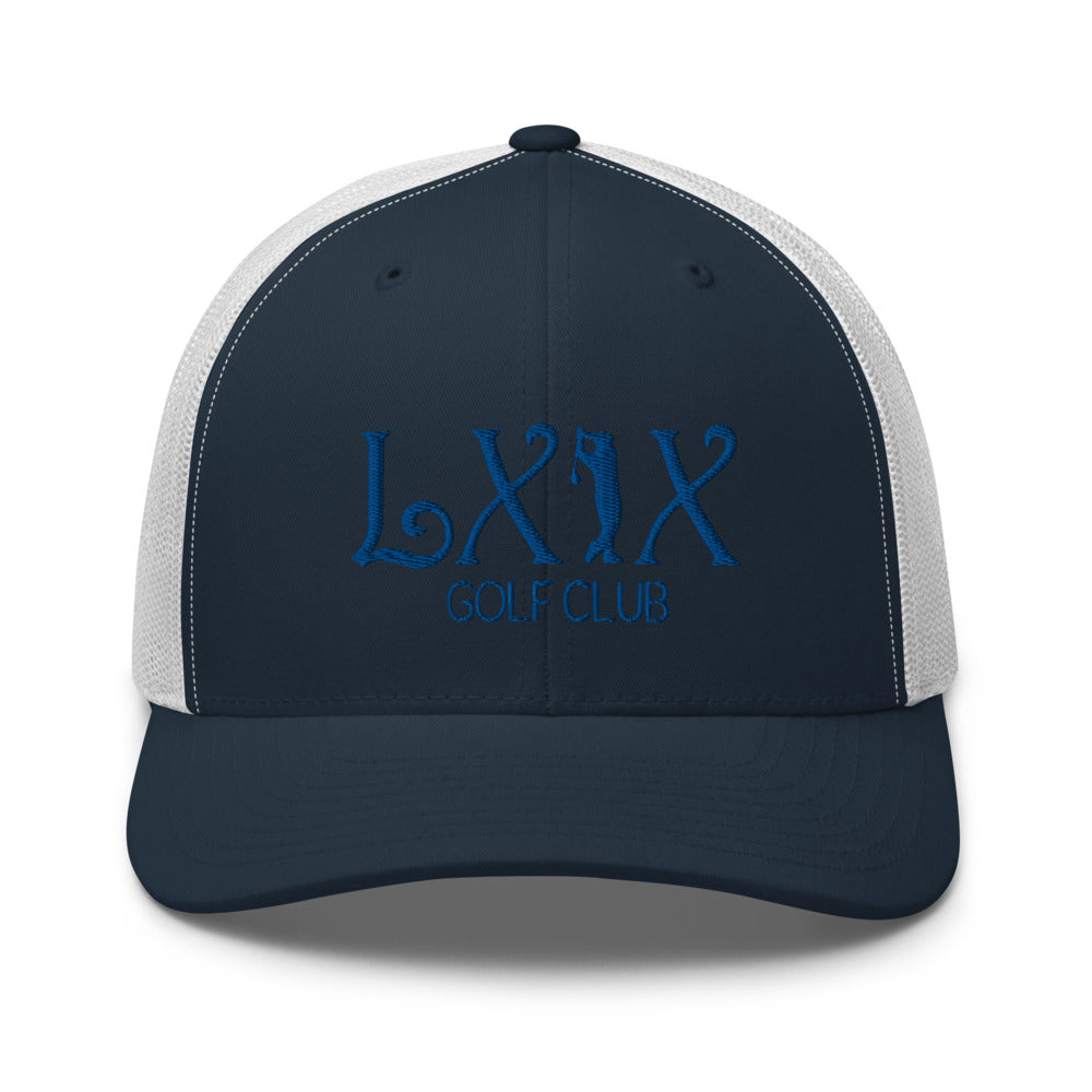Curve Logo Trucker Cap - Blue Logo
