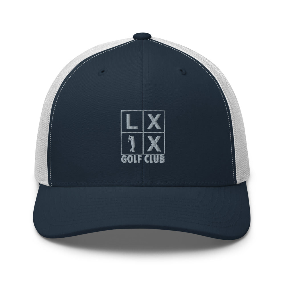 Four Box Logo Trucker Cap - Gray Logo