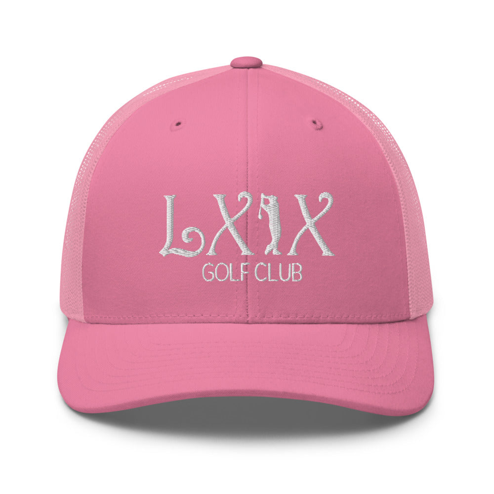 Curve Logo Trucker Cap - White Logo