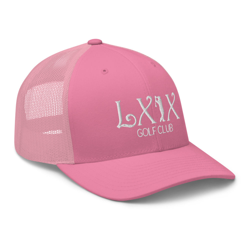Curve Logo Trucker Cap - White Logo